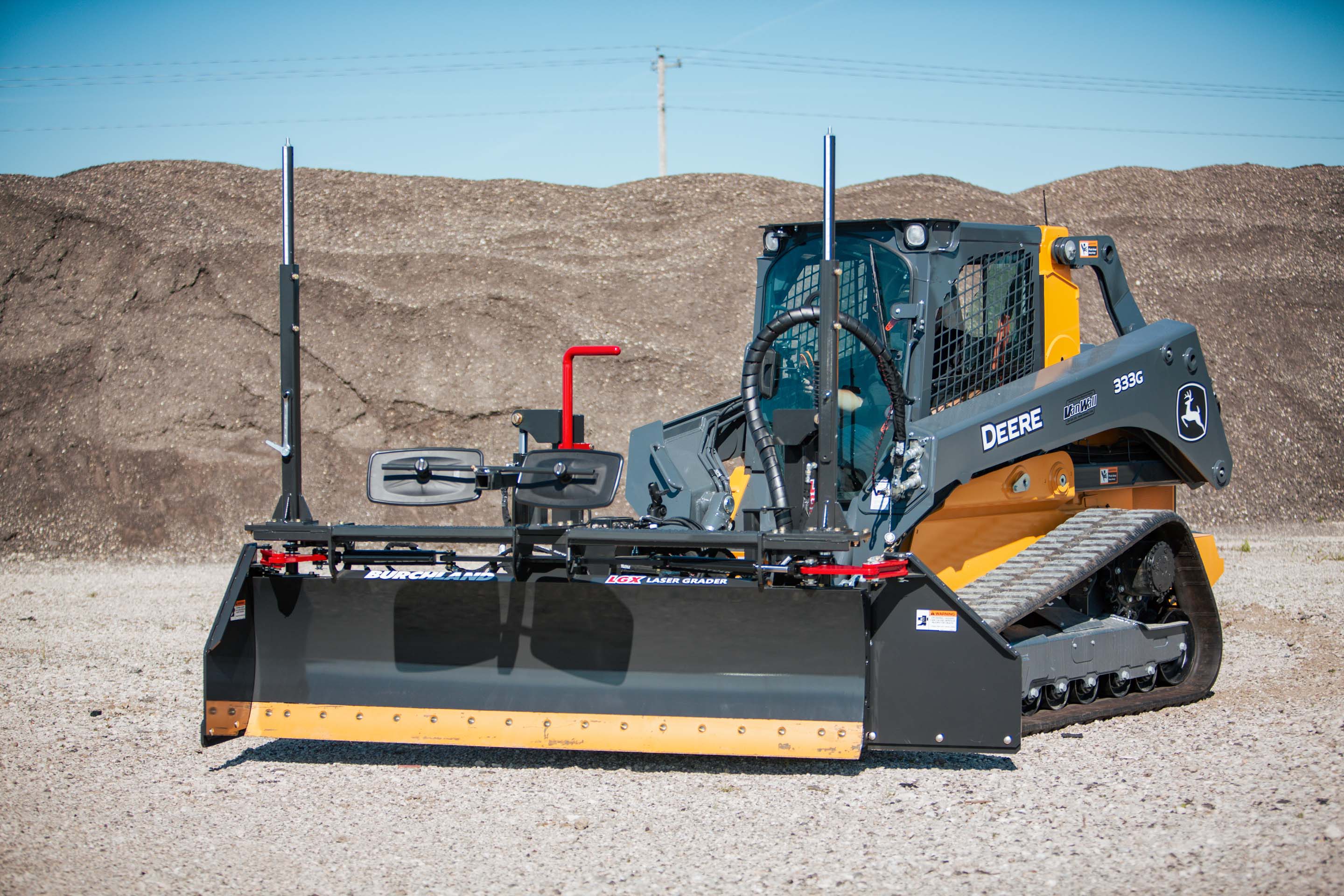 LGX Laser Grader for Skid Steers | Burchland Manufacturing, Inc.