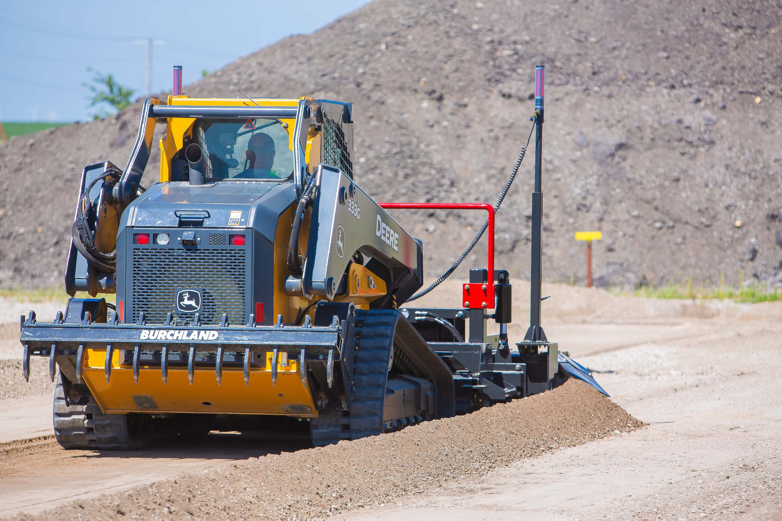 laser grader skid steer attachments