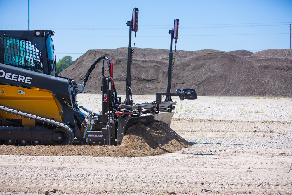 laser grader skid steer attachments