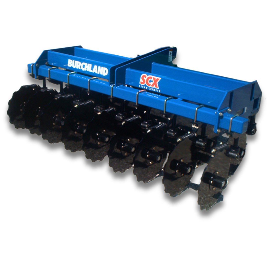 straw crimper skid steer attachments