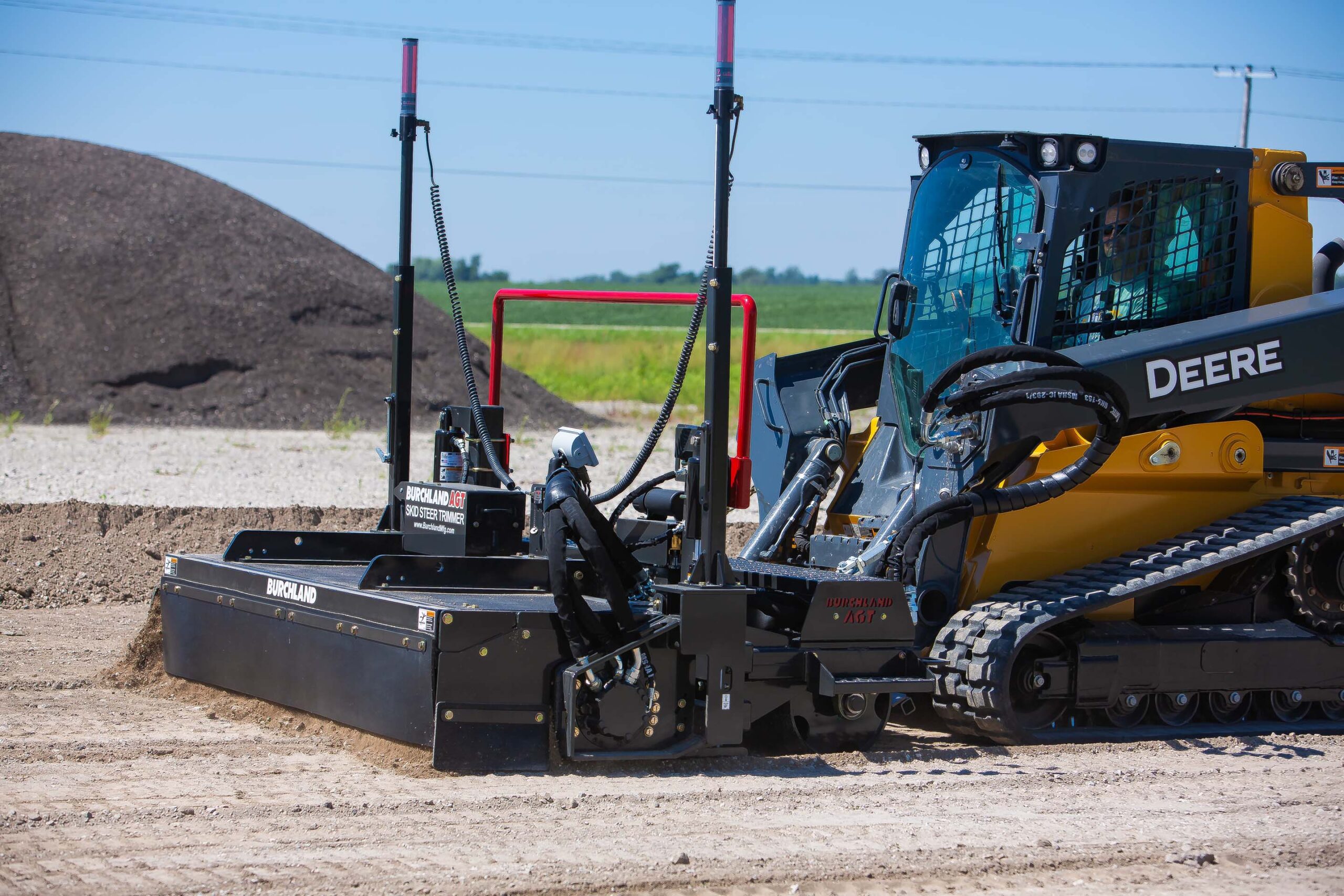 skid steer attachment trimmer