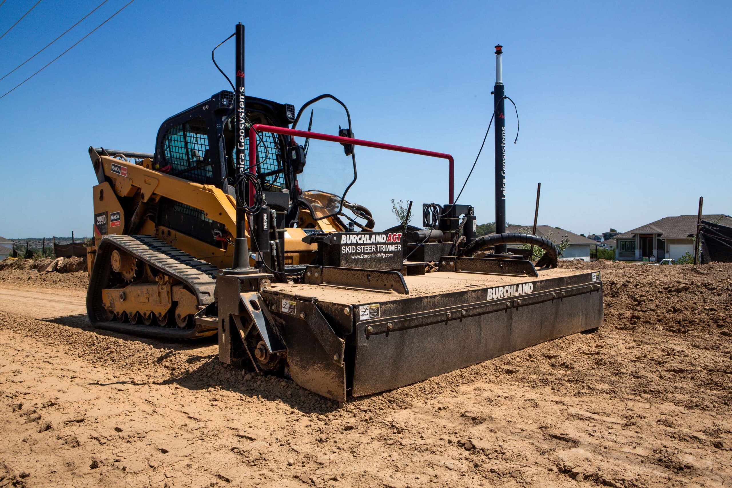 skid steer soil trimmer