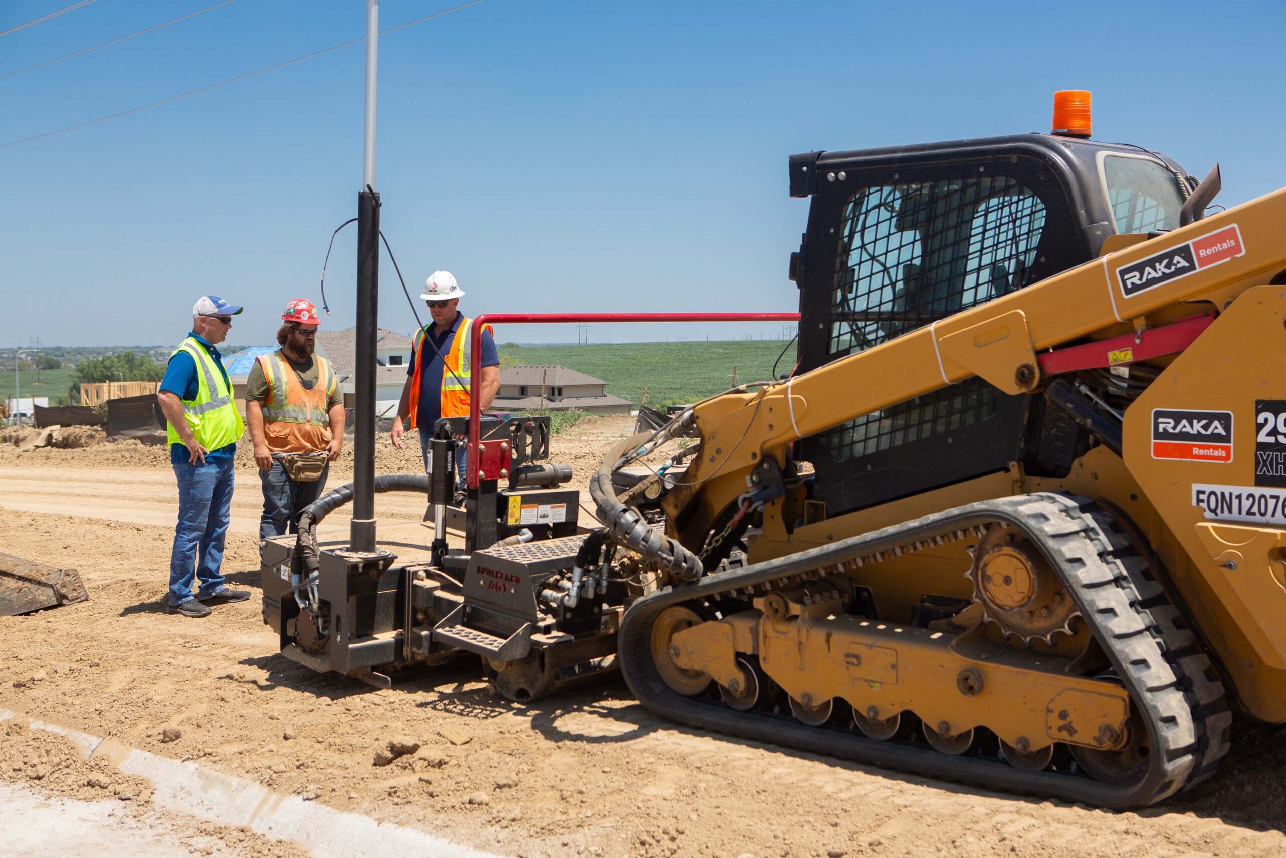 skid steer soil trimmer