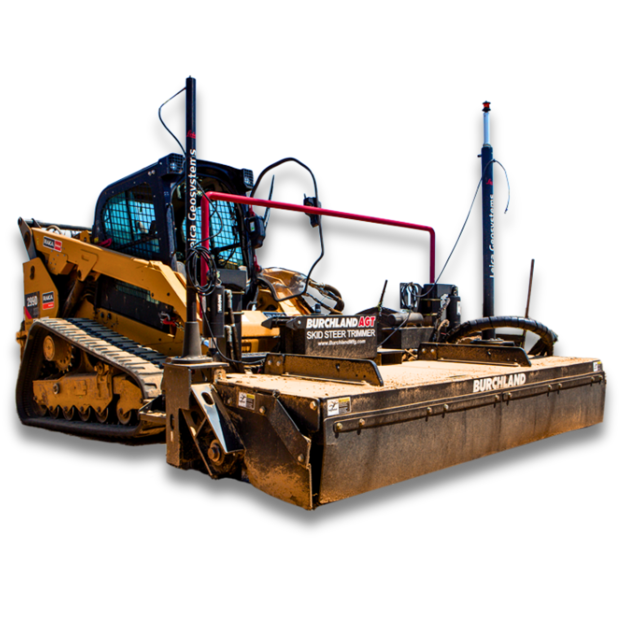 soil trimmer for skid steers