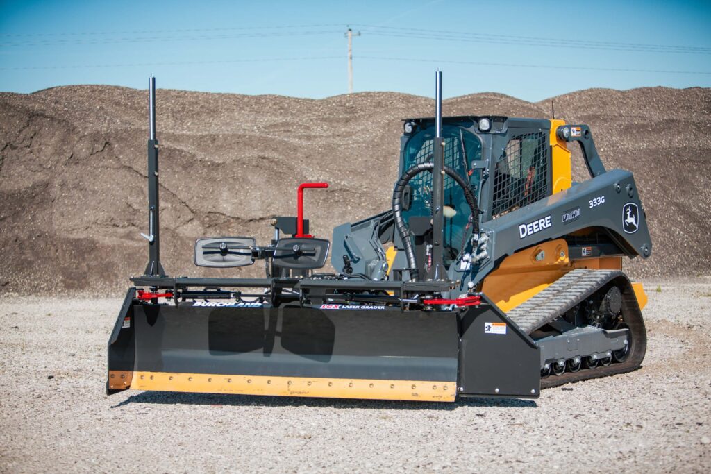 laser grader skid steer attachments