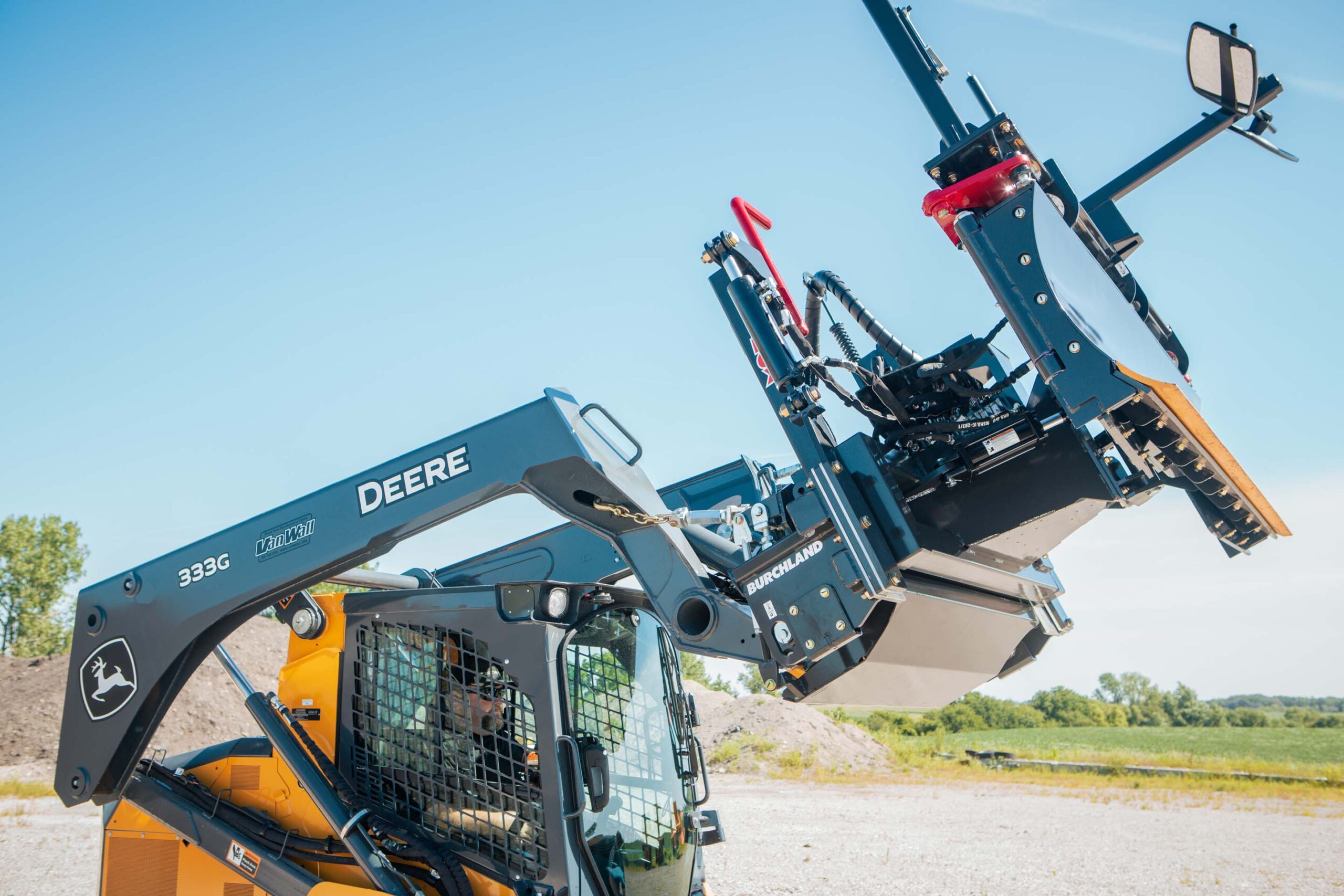 laser grader skid steer attachments
