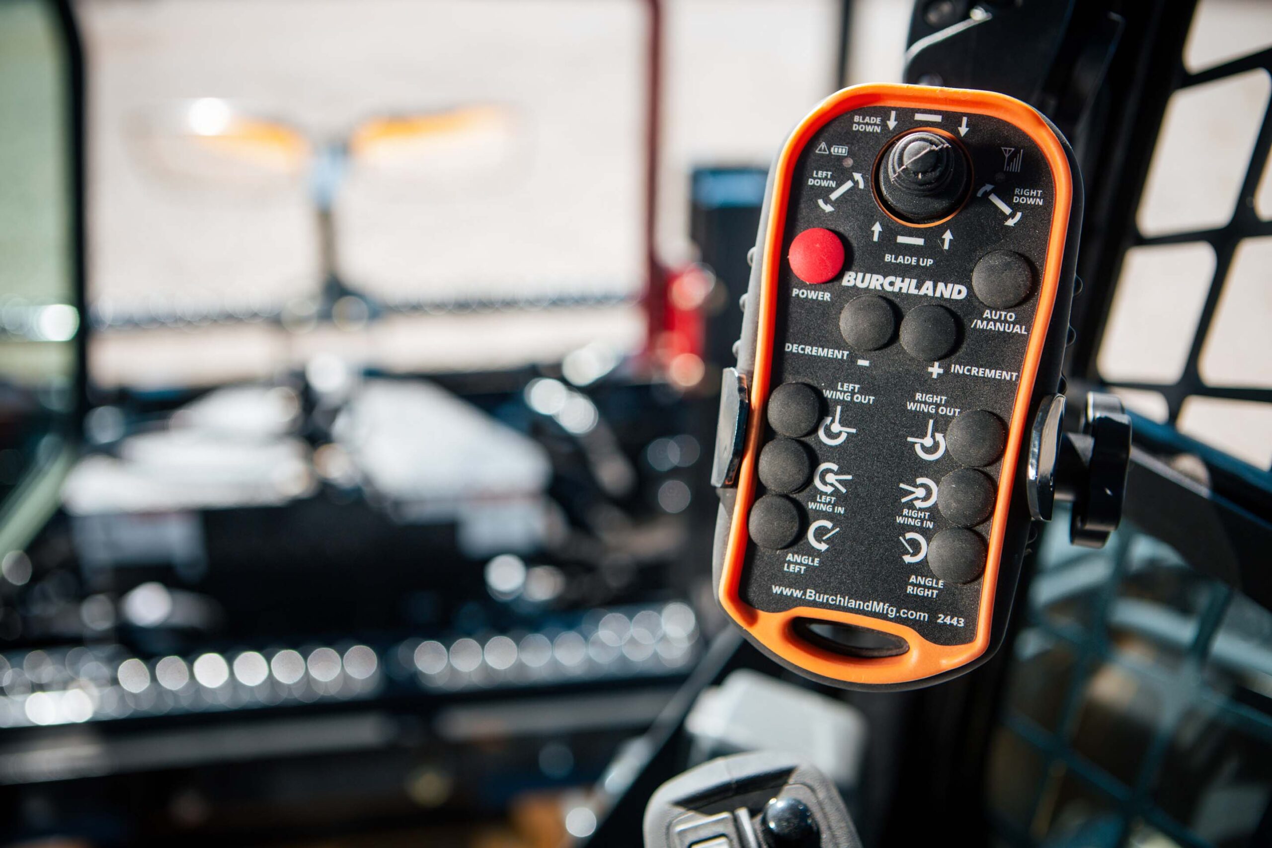 laser grader controls