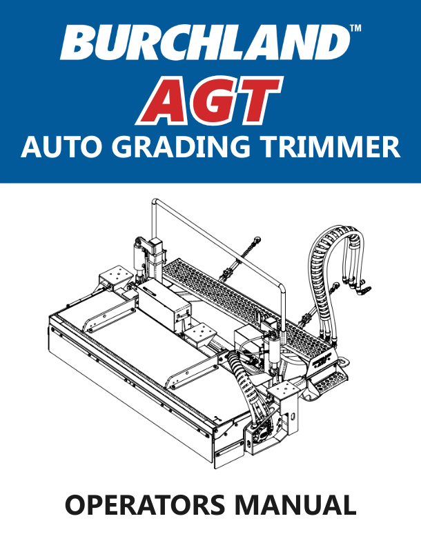 agt auto grading trimmer operators manual