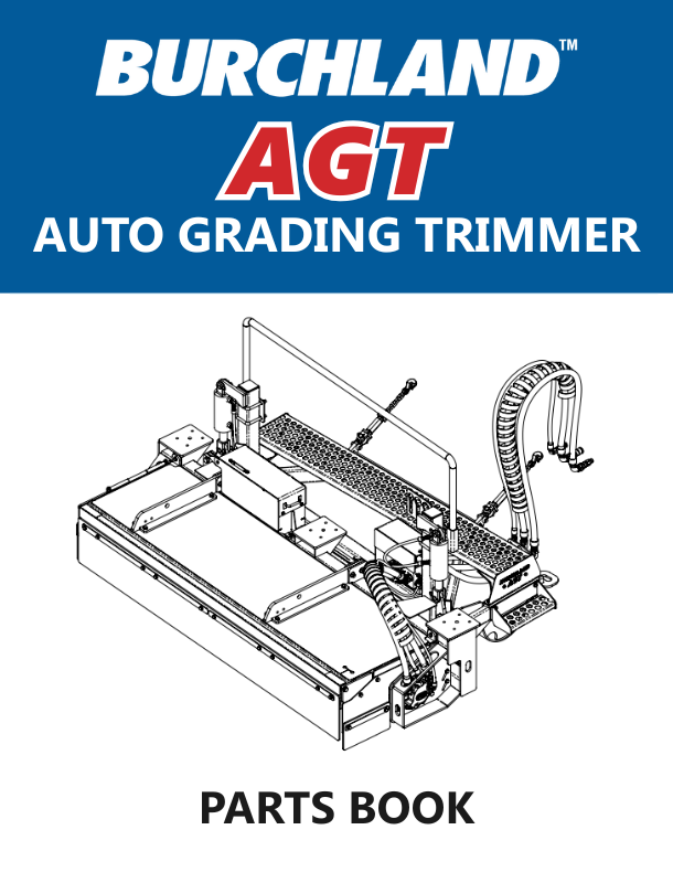 agt auto grading trimmer parts book
