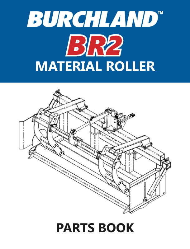 br2 material roller parts book