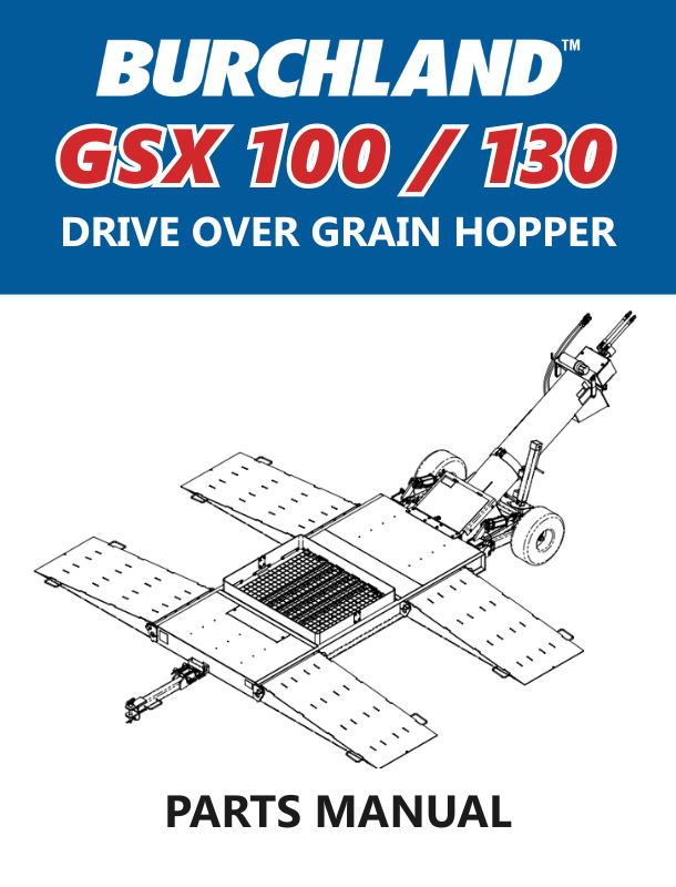 gsx 100_130 drive over grain hopper parts manual