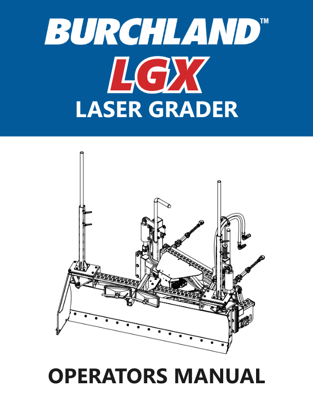 lgx laser grader operators manual