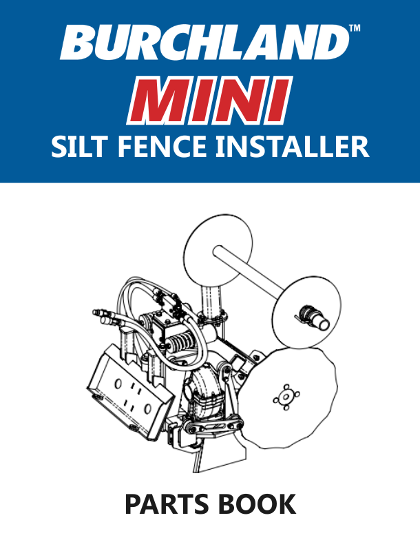 silt fencer installer mini parts book