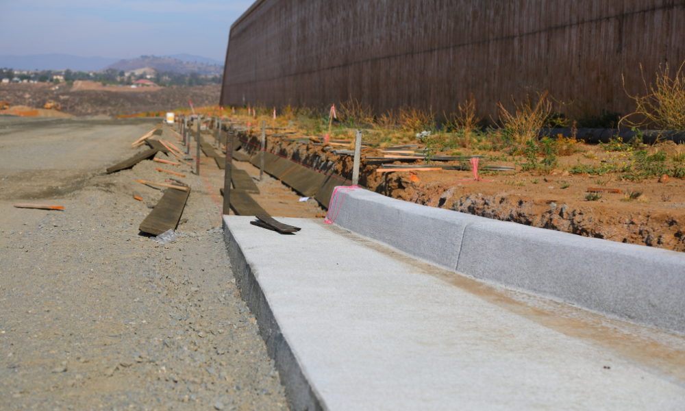 curb and gutter paving