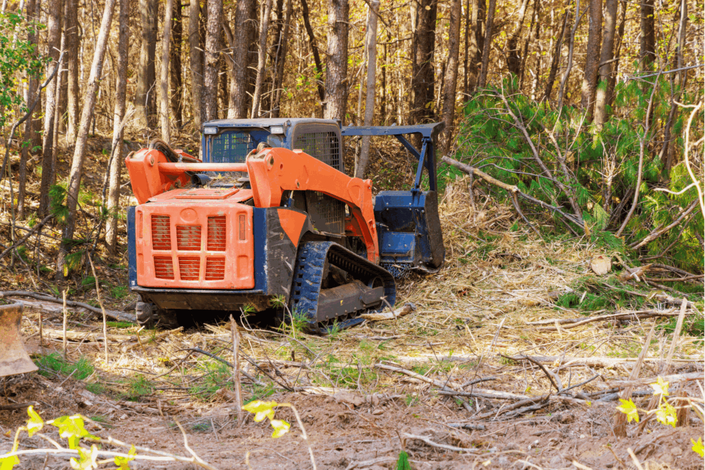 forestry mulcher skid steer attachment